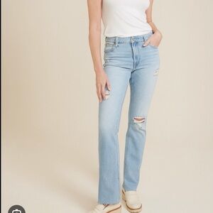 Maurices Light Blue Straight Leg Jeans